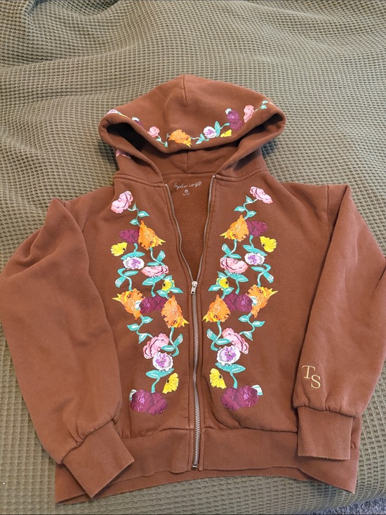 Taylor Swift Tops - Taylor Swift Brown Acoustic Piano Zip Hoodie